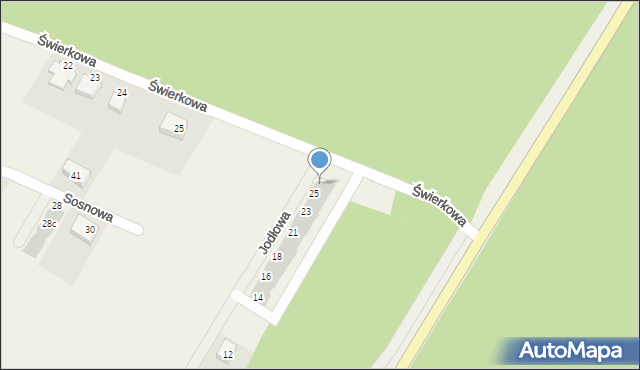 Spalice, Jodłowa, 26, mapa Spalice