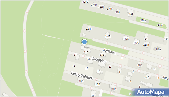 Stanisławów Pierwszy, Jodłowa, 11, mapa Stanisławów Pierwszy