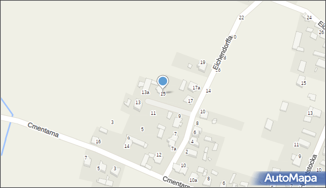 Staniszcze Małe, Józefa von Eichendorffa, 15, mapa Staniszcze Małe