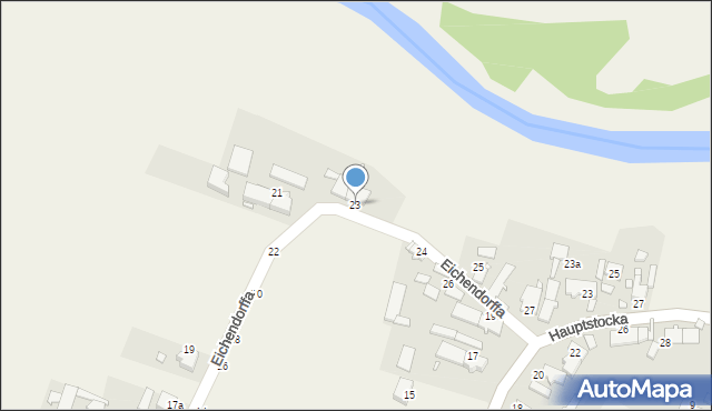 Staniszcze Małe, Józefa von Eichendorffa, 23, mapa Staniszcze Małe