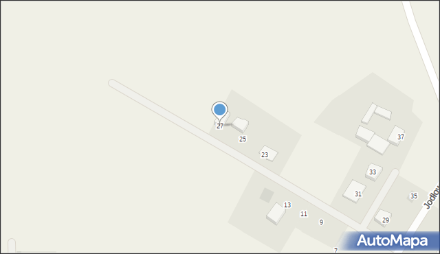 Stare Bielice, Jodłowa, 27, mapa Stare Bielice