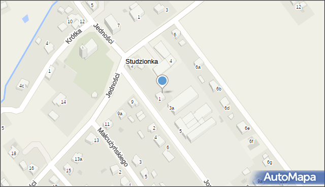 Studzionka, Jordana Henryka, 3, mapa Studzionka
