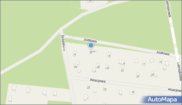 Tartak Brzózki, Jodłowa, 10, mapa Tartak Brzózki