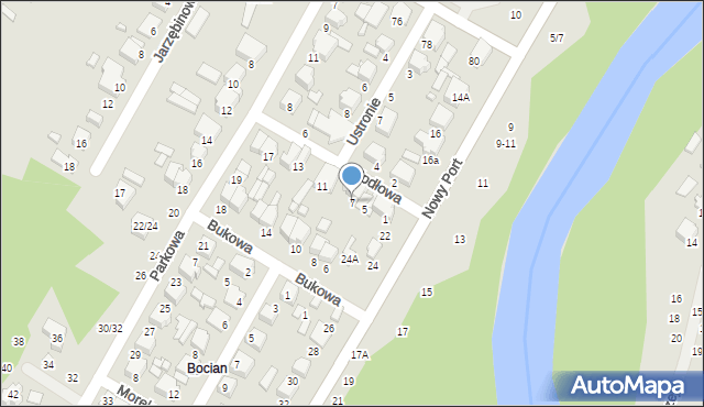 Tomaszów Mazowiecki, Jodłowa, 7, mapa Tomaszów Mazowiecki