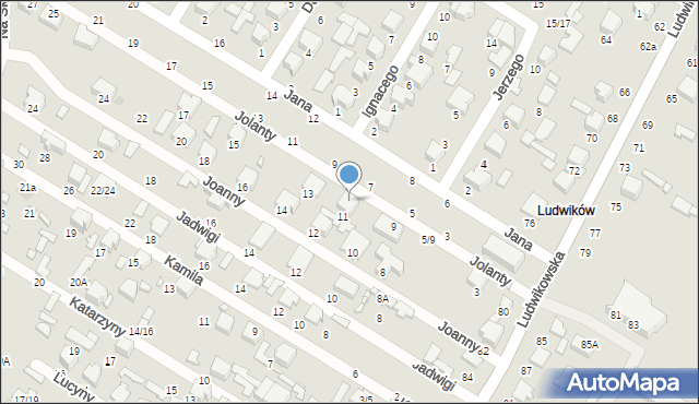 Tomaszów Mazowiecki, Jolanty, 11/13, mapa Tomaszów Mazowiecki