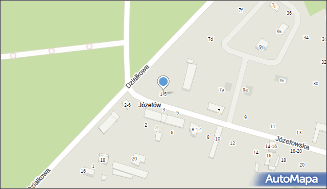 Tomaszów Mazowiecki, Józefowska, 1-5, mapa Tomaszów Mazowiecki