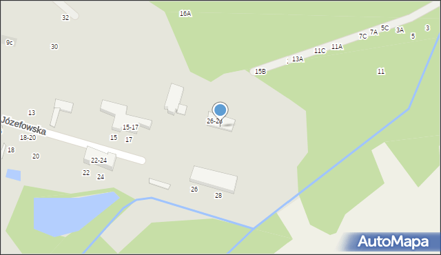 Tomaszów Mazowiecki, Józefowska, 26/28, mapa Tomaszów Mazowiecki