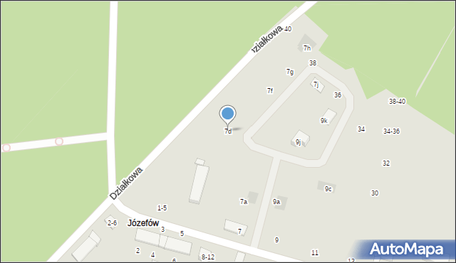 Tomaszów Mazowiecki, Józefowska, 7d, mapa Tomaszów Mazowiecki
