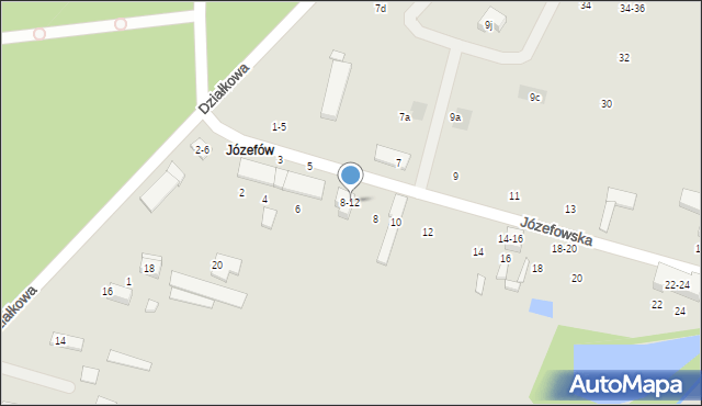 Tomaszów Mazowiecki, Józefowska, 8-12, mapa Tomaszów Mazowiecki