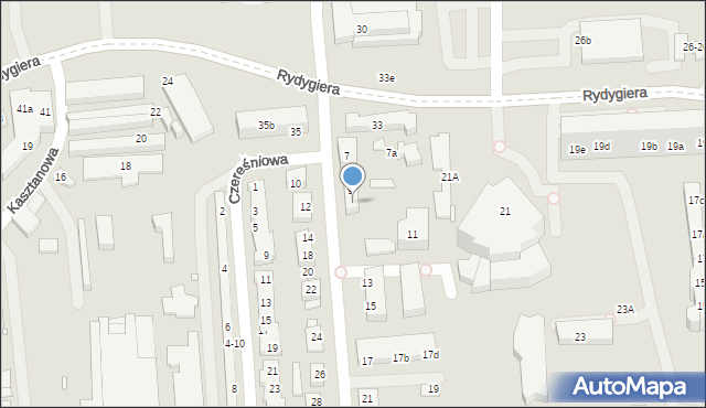 Toruń, Jodłowa, 9a, mapa Torunia