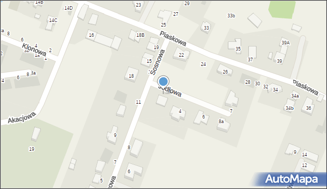 Tyniec Mały, Jodłowa, 2, mapa Tyniec Mały