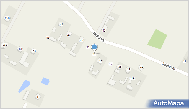 Wielogóra, Jodłowa, 41, mapa Wielogóra