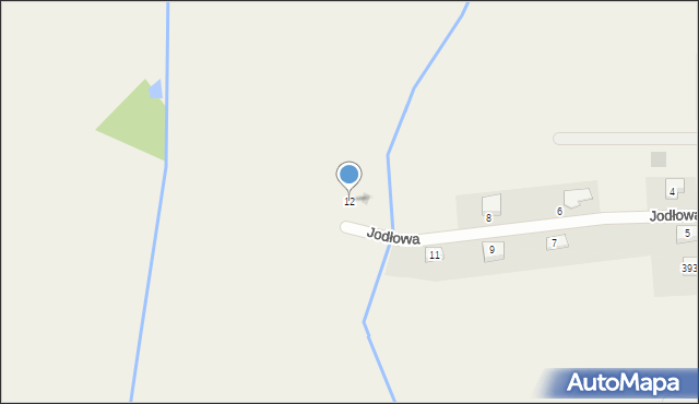 Wieprz, Jodłowa, 12, mapa Wieprz