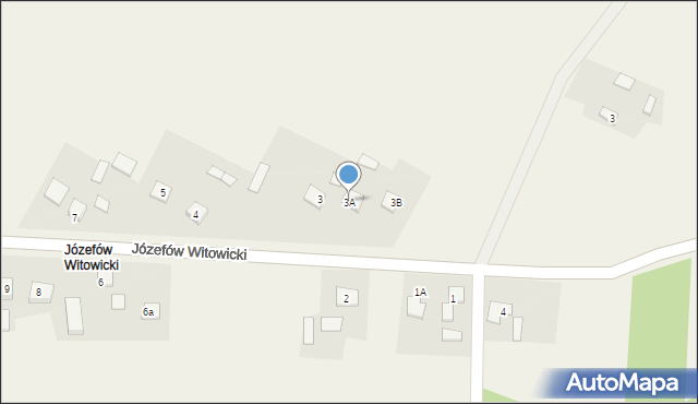 Witowice, Józefów Witowicki, 3A, mapa Witowice