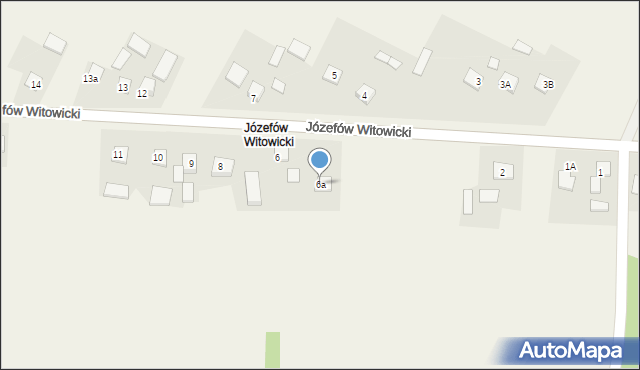 Witowice, Józefów Witowicki, 6a, mapa Witowice