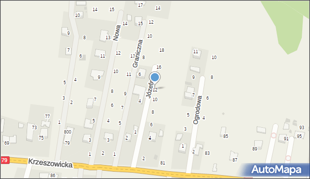 Wola Filipowska, Józefa, 12, mapa Wola Filipowska