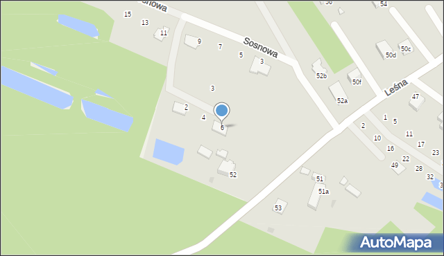 Wołów, Jodłowa, 6, mapa Wołów