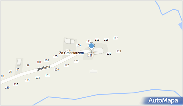 Zakliczyn, Jordana, 132, mapa Zakliczyn