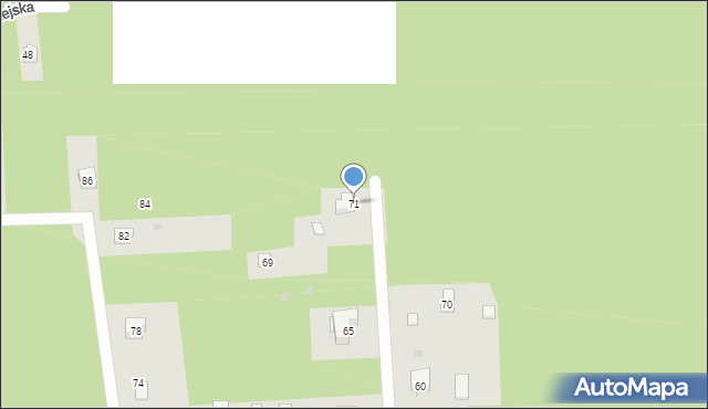 Żarki-Letnisko, Jodłowa, 71, mapa Żarki-Letnisko