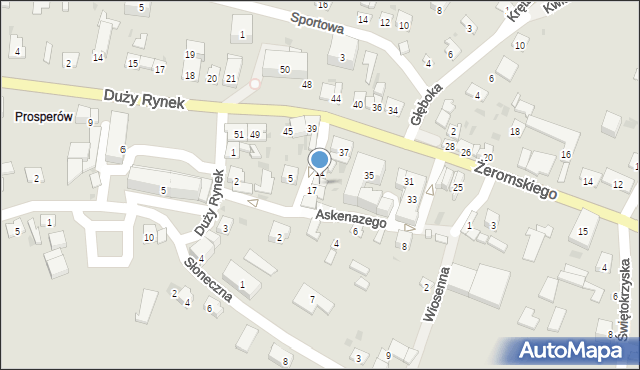 Zawichost, Joselewicza Berka, płk., 13, mapa Zawichost
