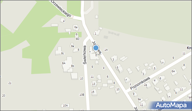 Zduńska Wola, Jodłowa, 2, mapa Zduńska Wola