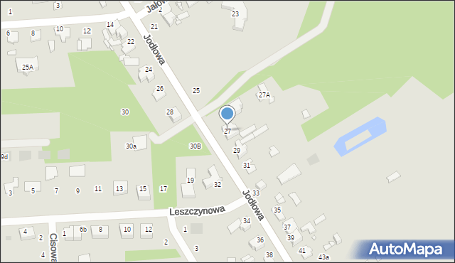 Zduńska Wola, Jodłowa, 27, mapa Zduńska Wola