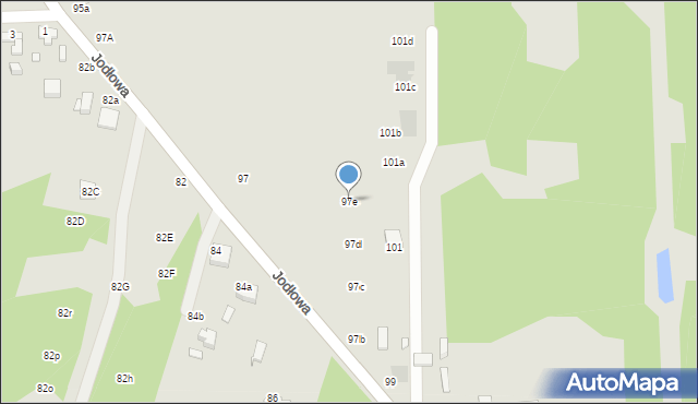 Zduńska Wola, Jodłowa, 97e, mapa Zduńska Wola