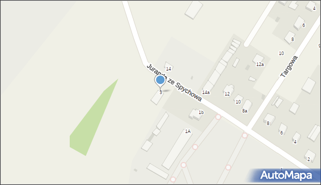 Baranowo, Juranda ze Spychowa, 3, mapa Baranowo