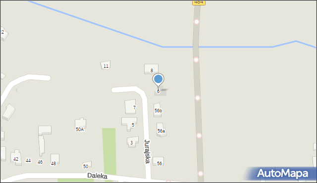 Bełchatów, Jurajska, 6, mapa Bełchatów
