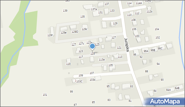 Bolechowice, Jurajska, 115, mapa Bolechowice