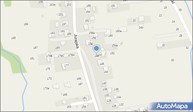 Bolechowice, Jurajska, 148, mapa Bolechowice