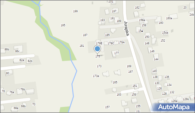 Bolechowice, Jurajska, 175, mapa Bolechowice