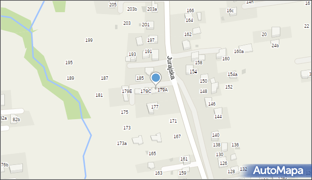 Bolechowice, Jurajska, 179B, mapa Bolechowice