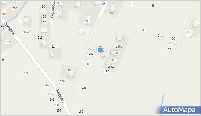Bolechowice, Jurajska, 190b, mapa Bolechowice