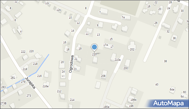 Bolechowice, Jurajska, 210, mapa Bolechowice