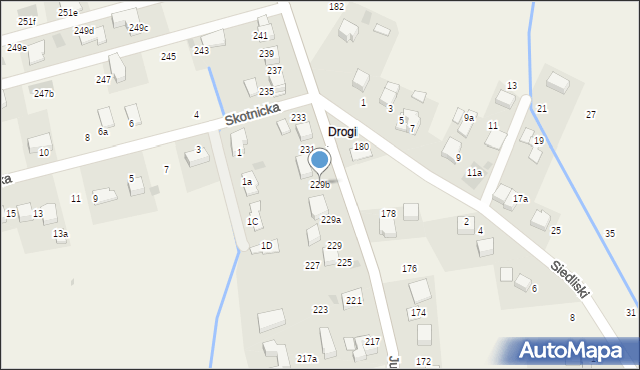 Bolechowice, Jurajska, 229b, mapa Bolechowice