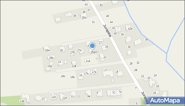 Bolechowice, Jurajska, 27b, mapa Bolechowice