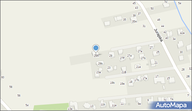 Bolechowice, Jurajska, 29A, mapa Bolechowice