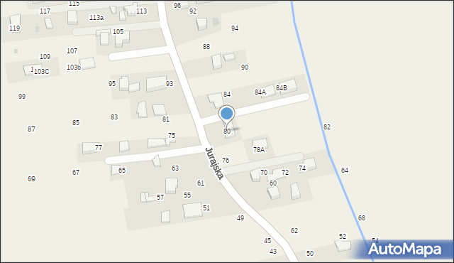 Bolechowice, Jurajska, 80, mapa Bolechowice