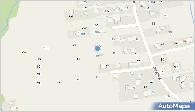 Bolechowice, Jurajska, 85, mapa Bolechowice