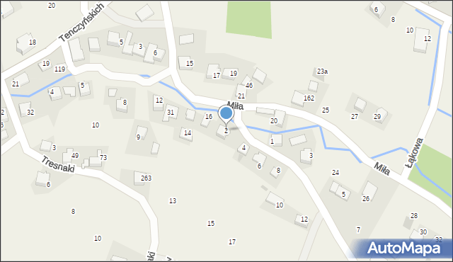 Brzoskwinia, Jurajska, 2, mapa Brzoskwinia