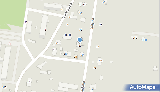 Chełm, Judyma, dr., 29, mapa Chełma