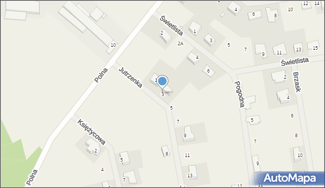 Droszków, Jutrzenka, 3, mapa Droszków