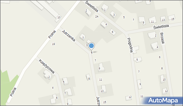 Droszków, Jutrzenka, 5, mapa Droszków