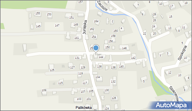 Filipowice, Jurajska, 146, mapa Filipowice