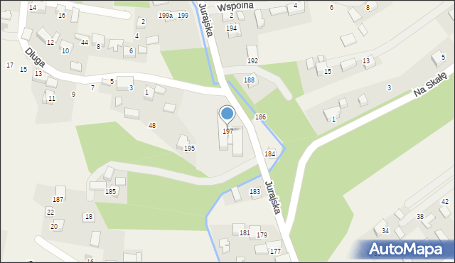 Filipowice, Jurajska, 197, mapa Filipowice