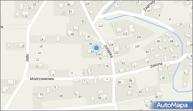 Filipowice, Jurajska, 81, mapa Filipowice