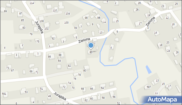 Filipowice, Jurajska, 90, mapa Filipowice