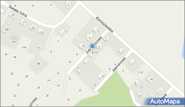 Godziszewo, Jubileuszowa, 5, mapa Godziszewo