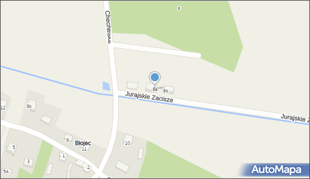 Grabowa, Jurajskie Zacisze, 3, mapa Grabowa